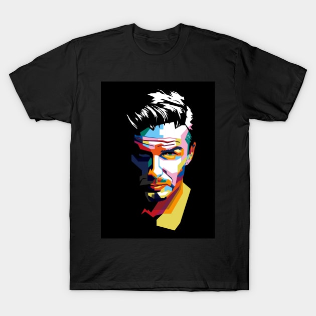 WPAP-david beckam T-Shirt by pucil03